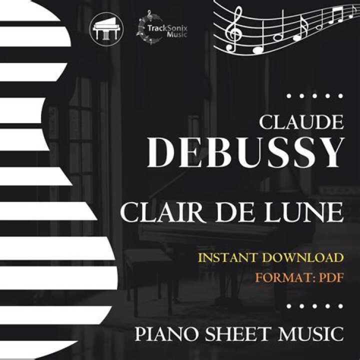 Clair de Lune Debussy Piano Sheet PDF – Free Download