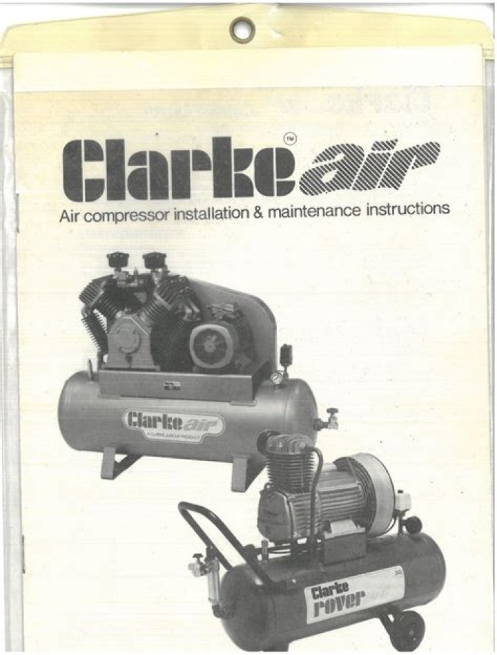 Clarke Air Compressor Parts List PDF – Complete Guide