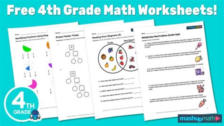 Free Class 4 Maths Worksheets with Answers PDF Download – Instant Printable Packs