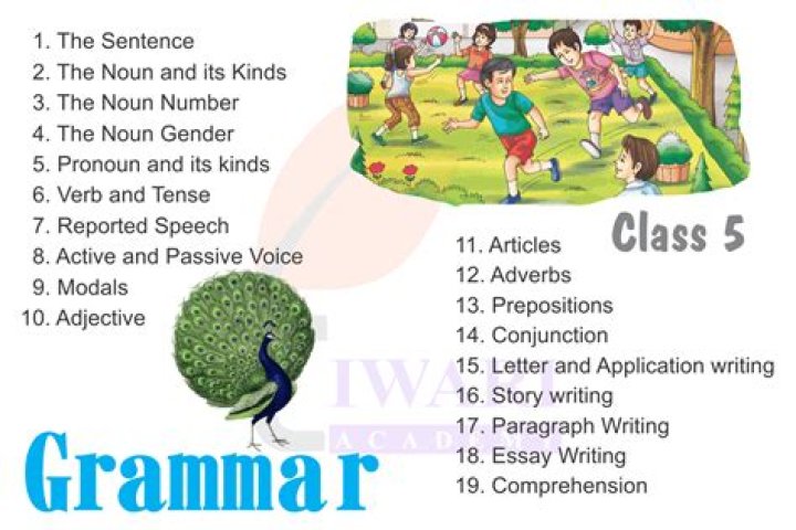 Class 5 Grammar Book PDF with Answers – Download Now