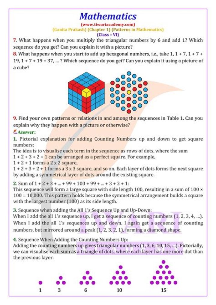 Class 6 Maths Chapter 1 Worksheet PDF – Download Now