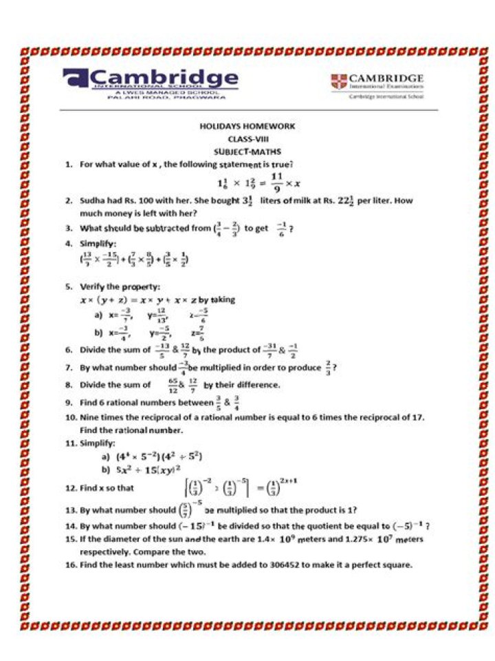 Free Class 8 Maths Worksheets PDF Download Now