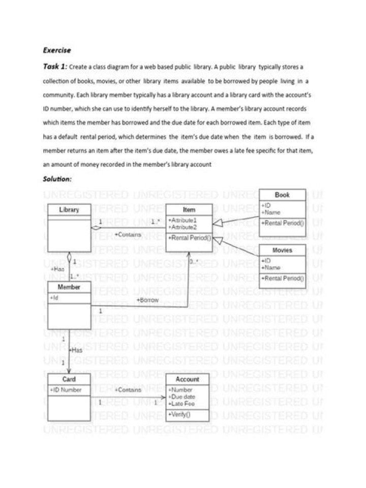 Class Diagram Questions and Answers PDF Guide