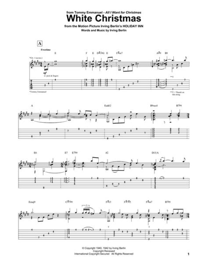 Classical Guitar Christmas Sheet Music PDF Download