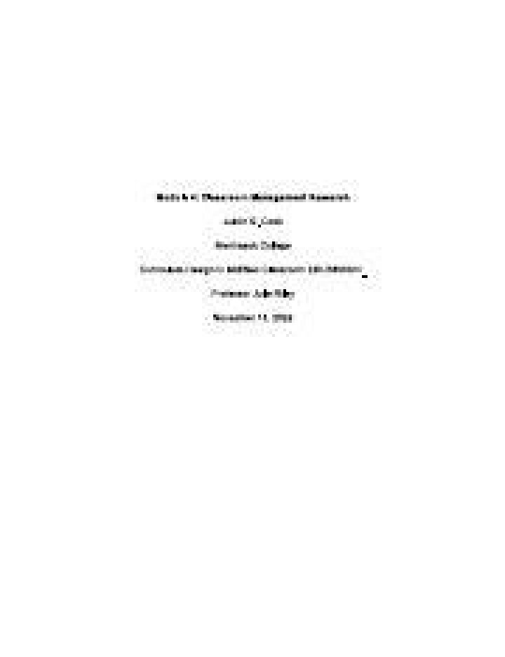 Top Classroom Management Research: Essential PDF Resources