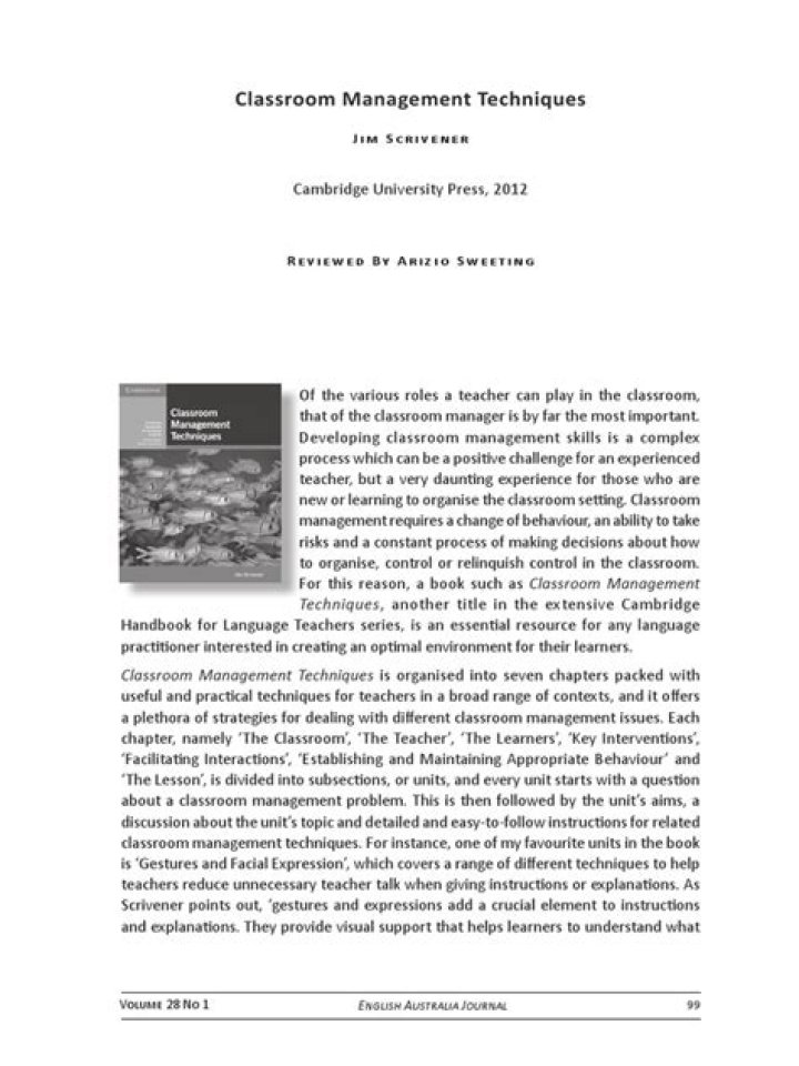 Top Classroom Management Techniques from Jim Scrivener – Free PDF Guide