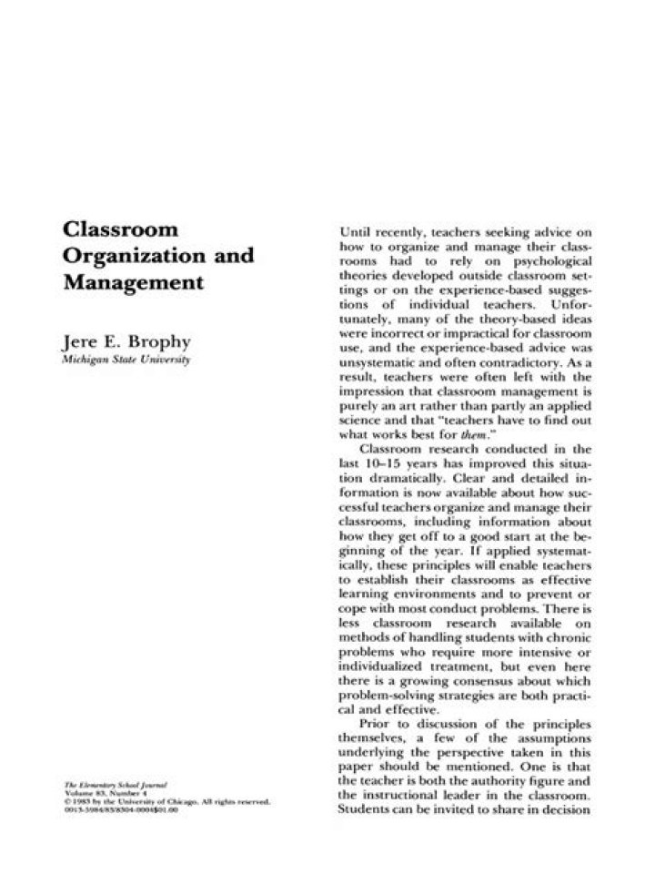 Master Classroom Organization & Management: Essential PDF Guide