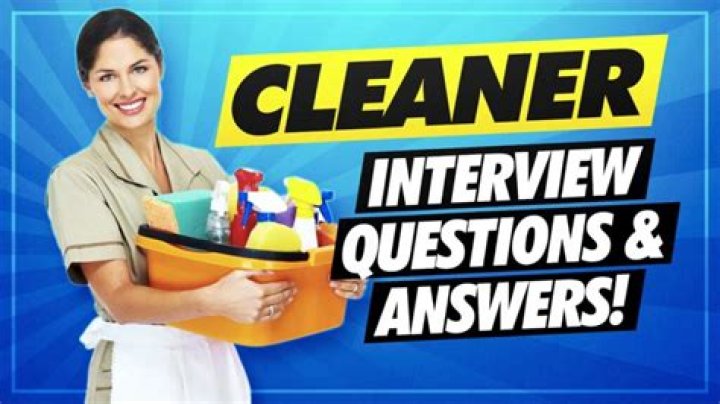 Top Cleaner Interview Answers PDF for Job Success