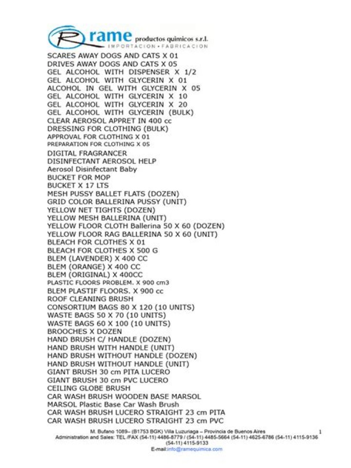 Cleaning Products List PDF: Complete Guide