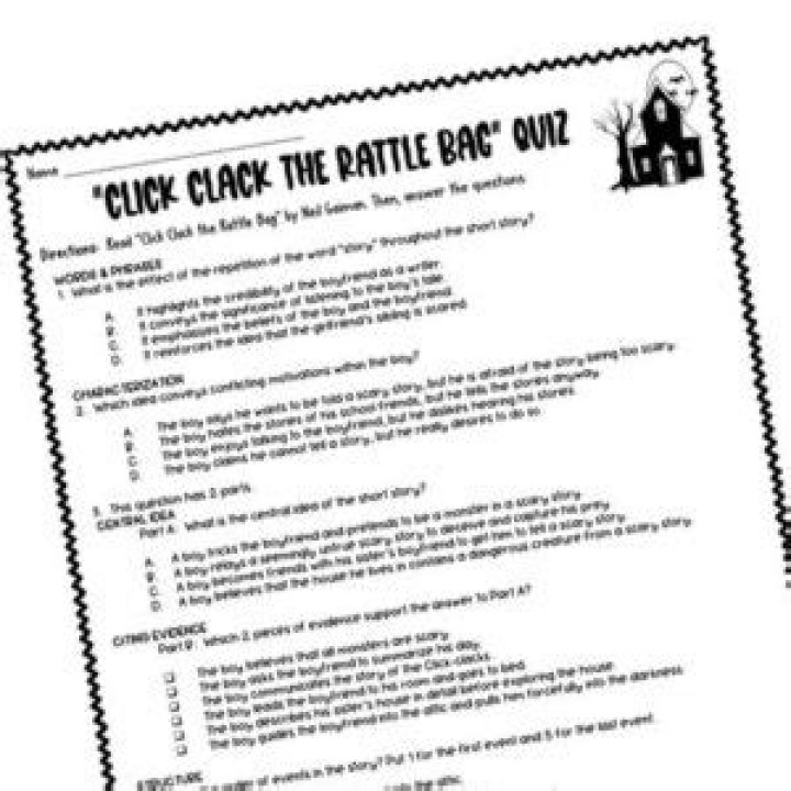 Click Clack the Rattlebag: Essential Questions & Answers PDF