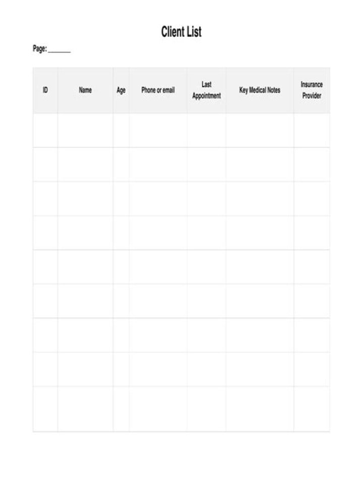Client List PDF – Download Professional Client Database