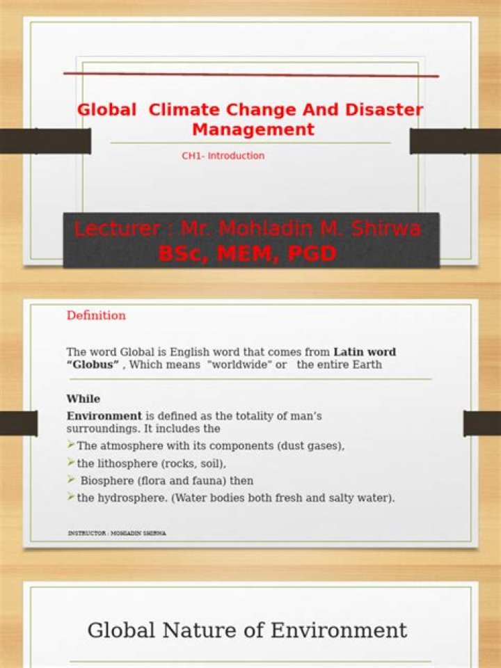 Climate Change and Disaster Management: Essential PDF Guide