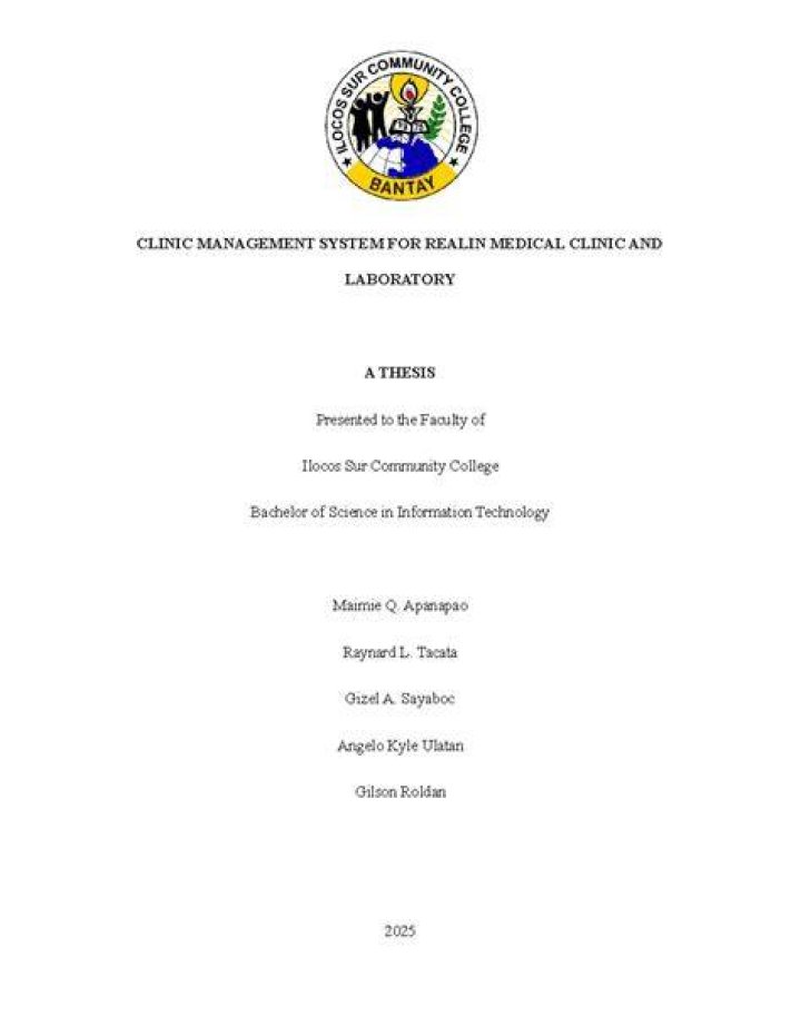 Optimizing Clinic Management Systems: A Thesis on Efficient Healthcare IT Solutions