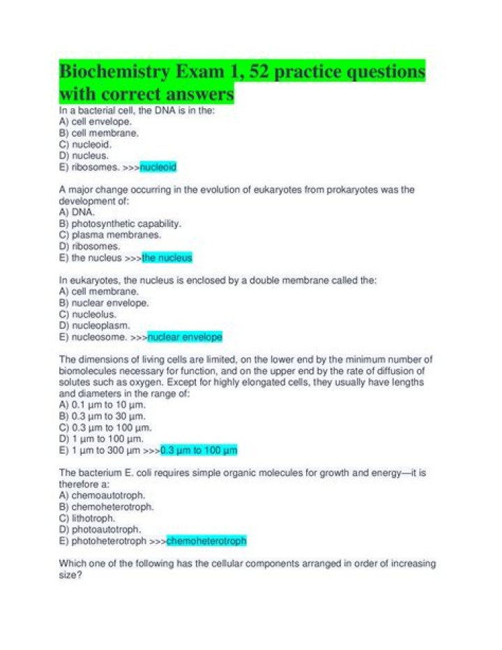 Clinical Biochemistry Questions & Answers PDF for Students