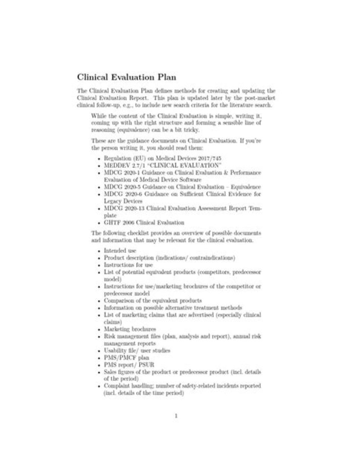 Clinical Evaluation Plan PDF: Comprehensive Guide & Template