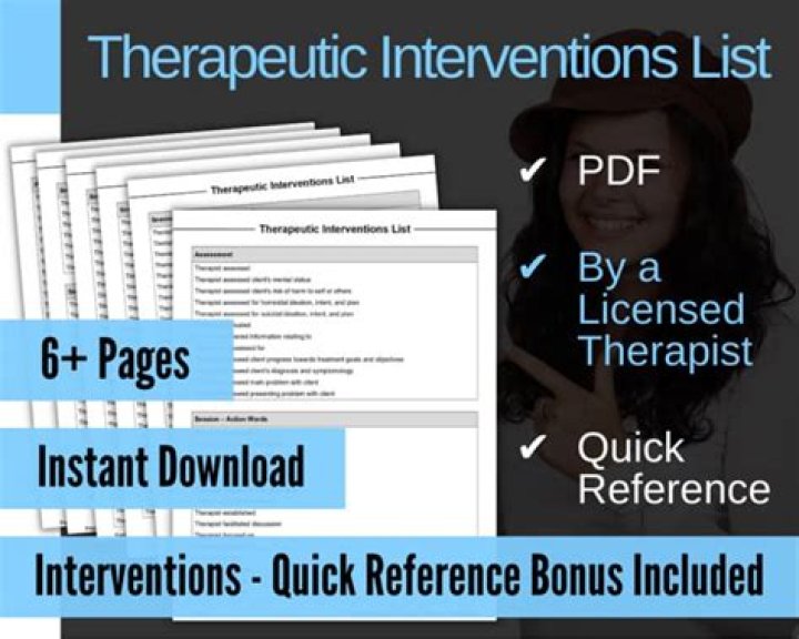 Clinical List of Therapeutic Interventions PDF – Complete Guide