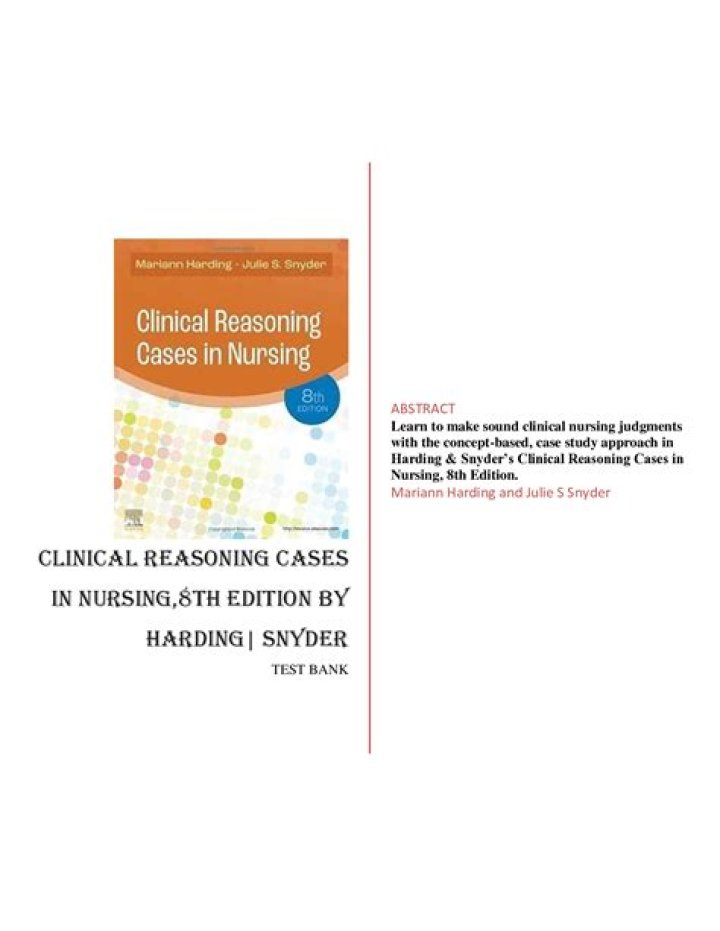 Clinical Reasoning Cases in Nursing 8th Edition Answer Key PDF – Full Solution Guide