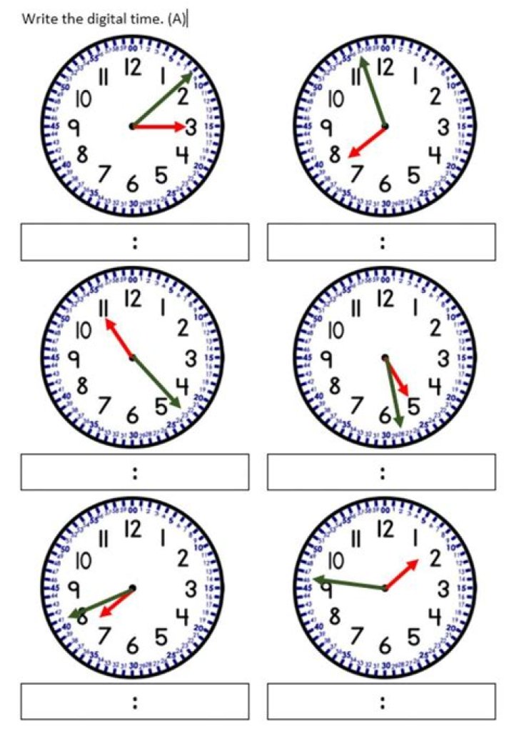 Free Clock Telling Time Worksheets PDF – Easy Time Practice for Kids