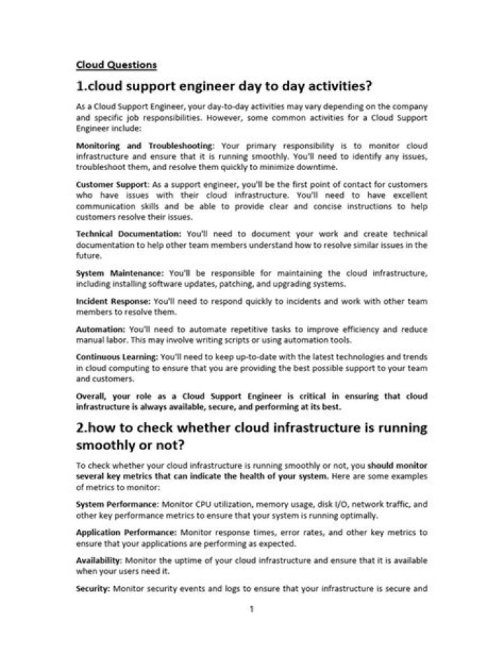 Top Cloud Interview Questions PDF for 2024