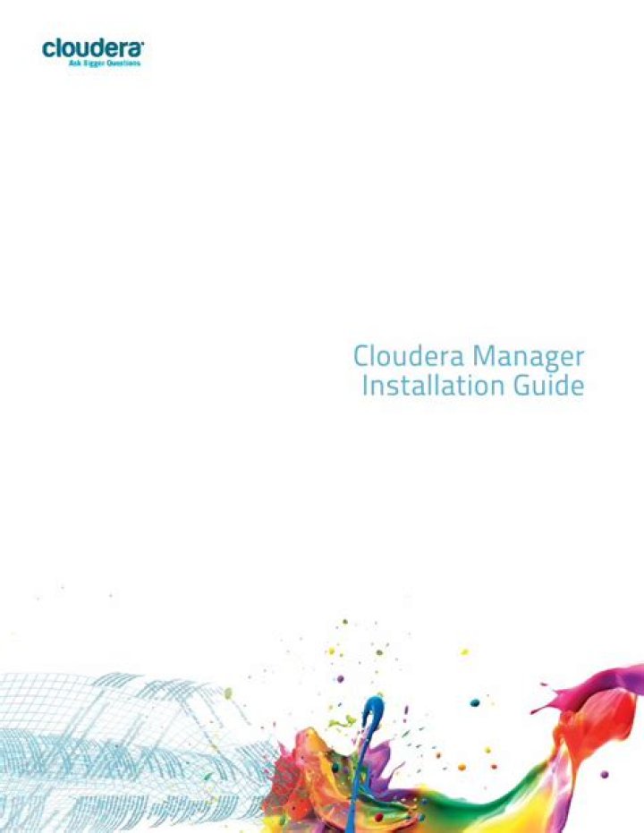 Cloudera Manager Installation Guide PDF: Step-by-Step Setup