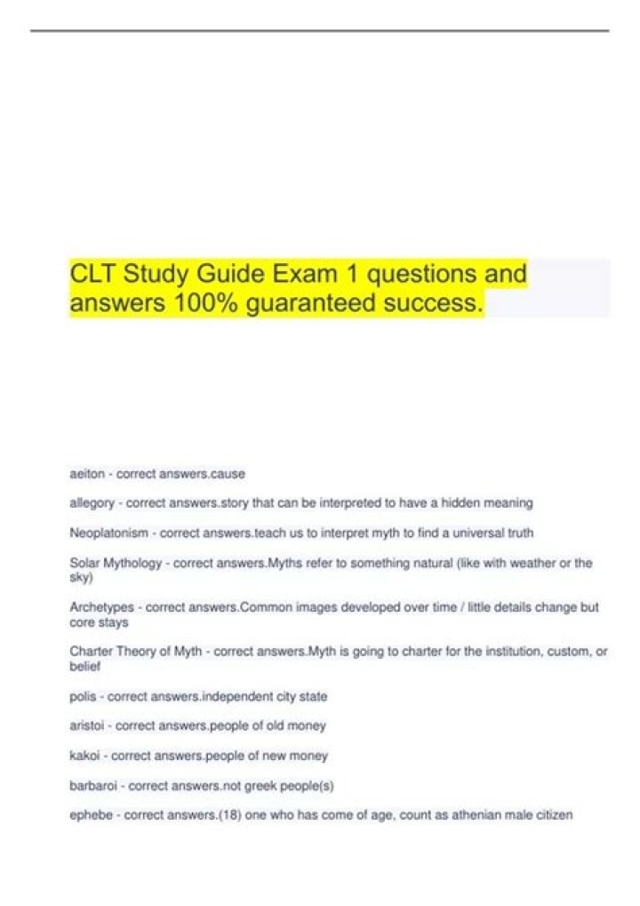 CLT Questions and Answers PDF: Top Frequently Asked Queries