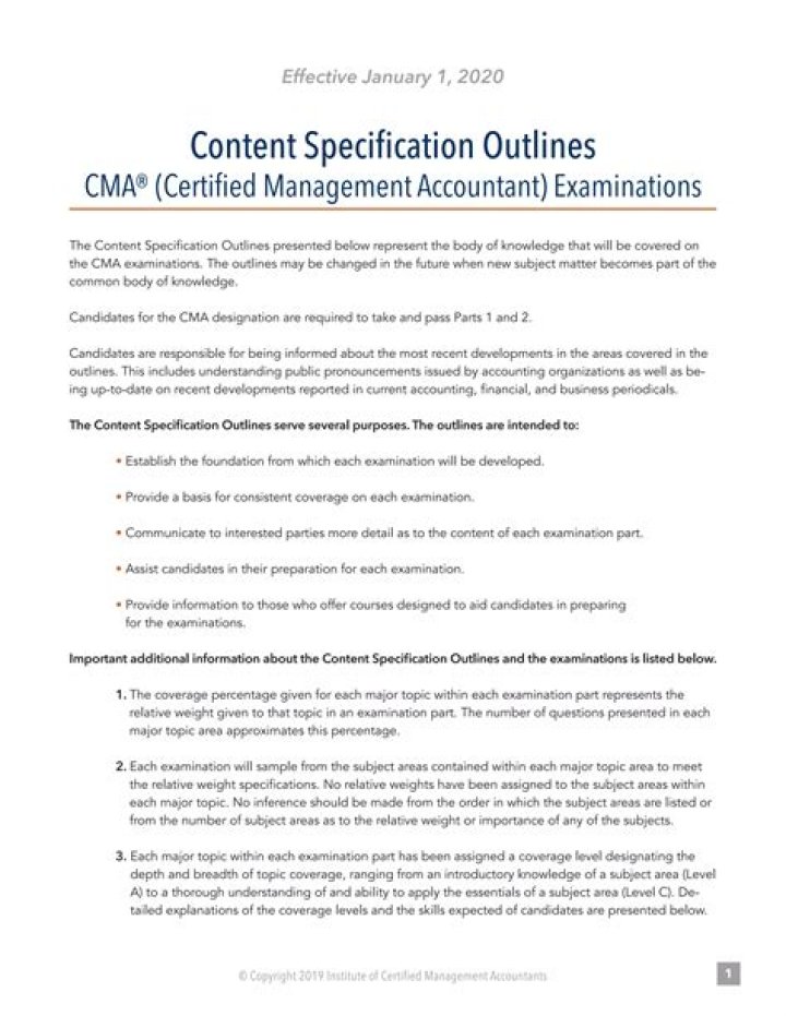 CMA Certified Management Accountant PDF: Essential Study Guide & Certification Prep