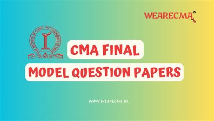CMA Final Question Paper with Answers PDF – Download Now