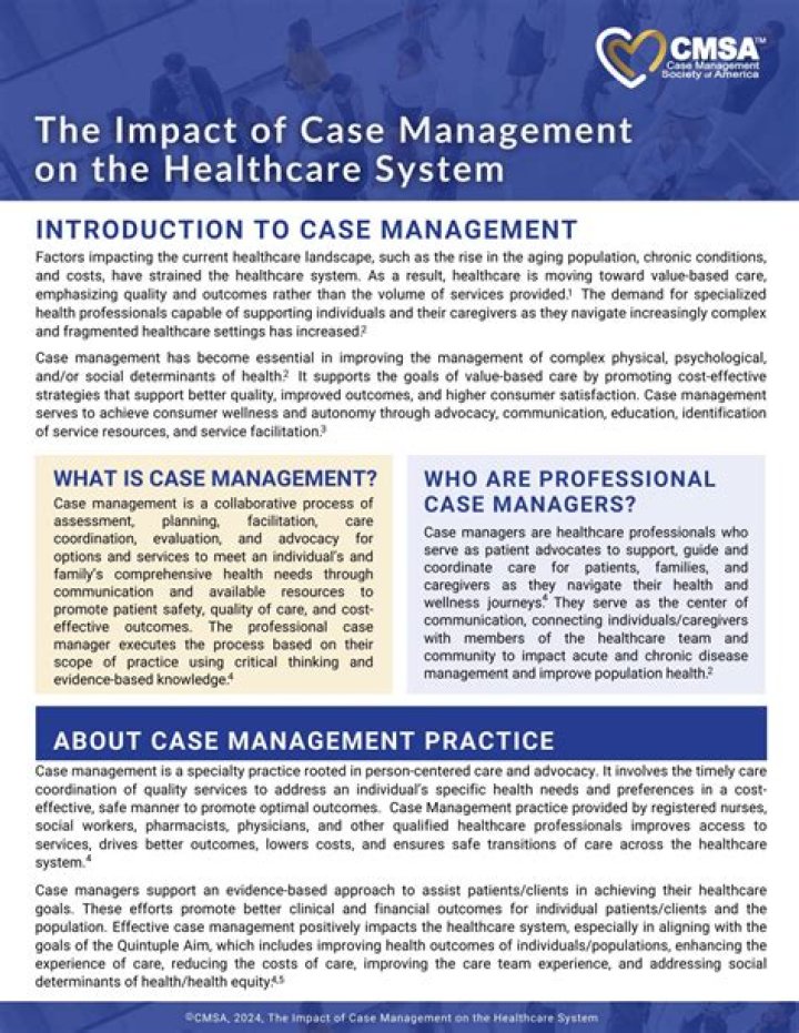 CMSA Standards of Practice for Case Management 2022: Essential PDF Guide