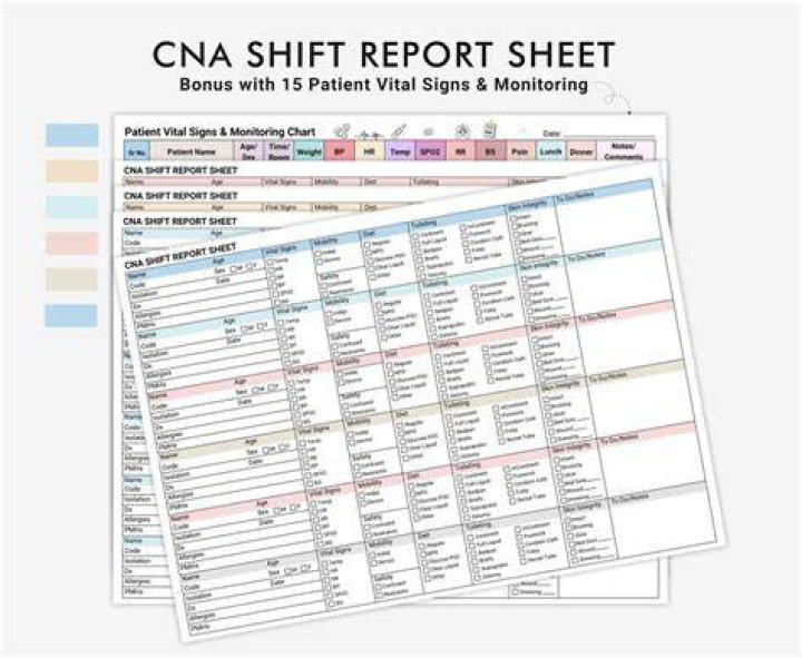 CNA Shift Report Sheet PDF: Download Instant Reporting Template