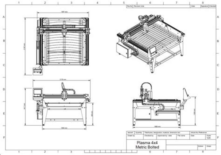 Free CNC Plasma Table Plans PDF for DIY & Professionals