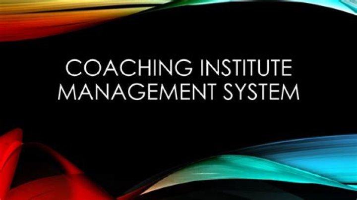 Coaching Institute Management System PDF: Streamline Your Operations