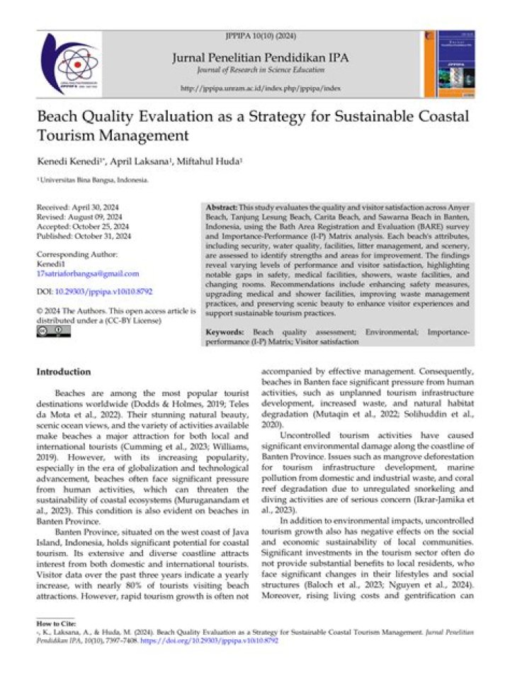Coastal Tourism Management Thesis PDF: Expert Strategies for Sustainable Development