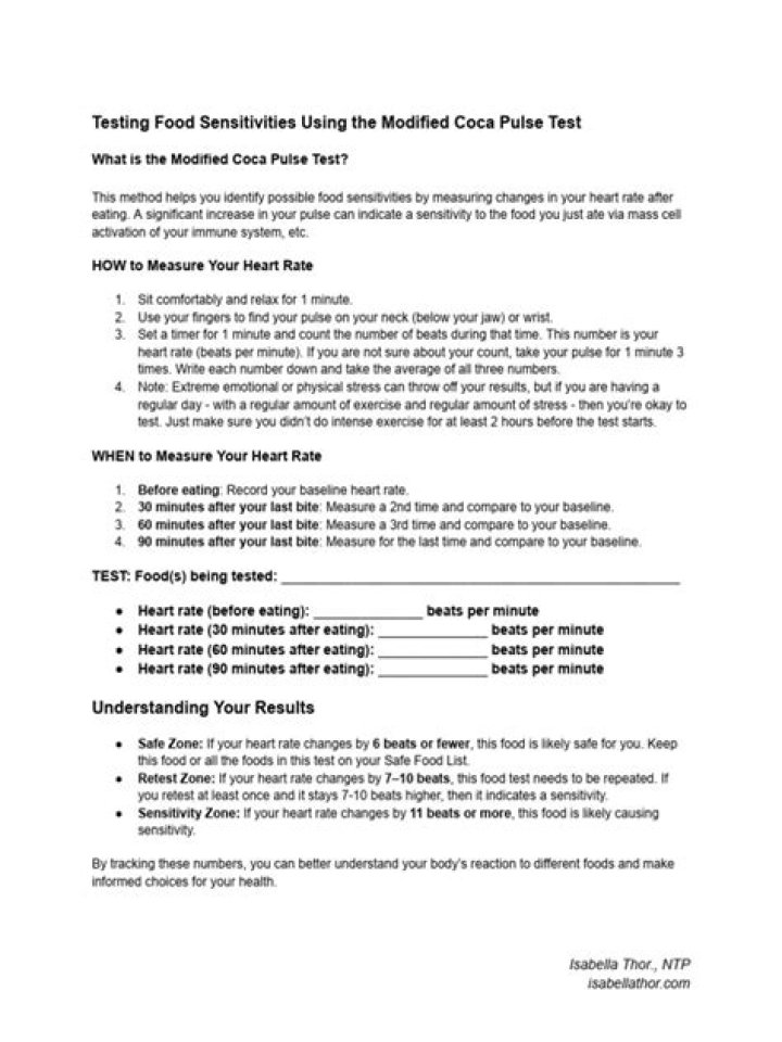 Coca Pulse Test PDF: Quick Results & Reliable Diagnosis