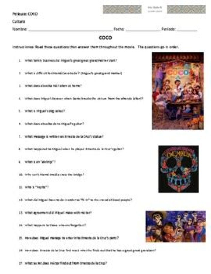 Coco Movie Questions PDF: Expert Answers & Fun Facts