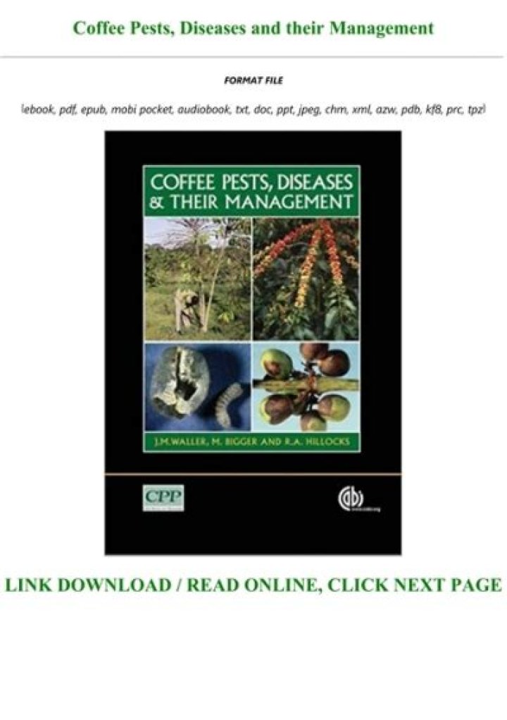 Coffee Pests & Diseases: Essential Management Guide PDF