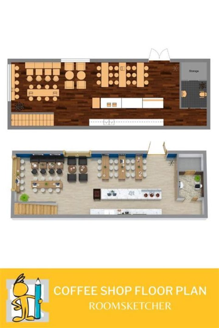 Download Free Coffee Shop Floor Plan PDF for Optimal Layout