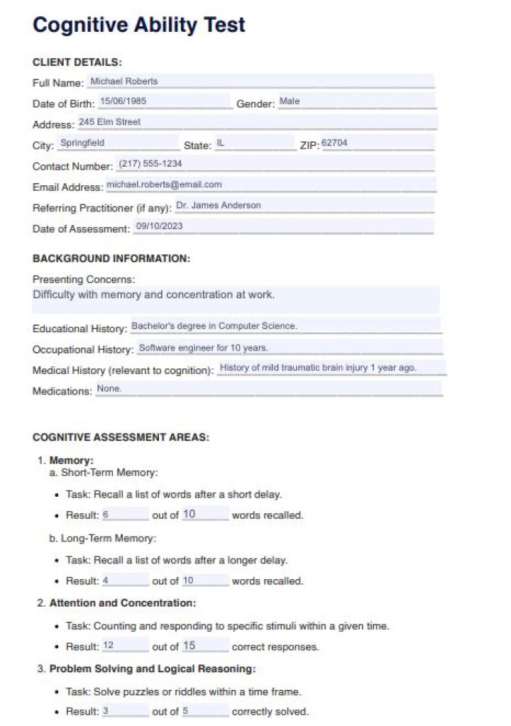 Cognitive Ability Test PDF: Free Download & Practice Tests