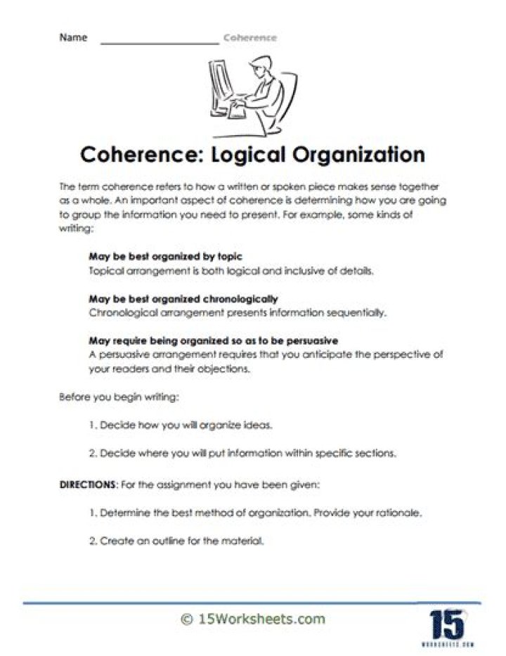 Free Coherence Worksheet PDF – Improve Writing Clarity