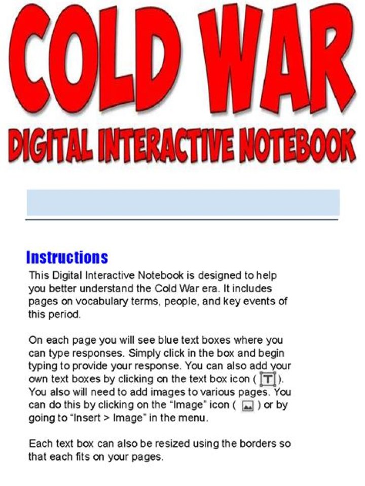 Cold War Interactive Notebook Answer Key PDF – Free Download