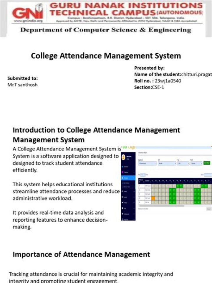 Streamline College Attendance Management with Expert PDF Systems