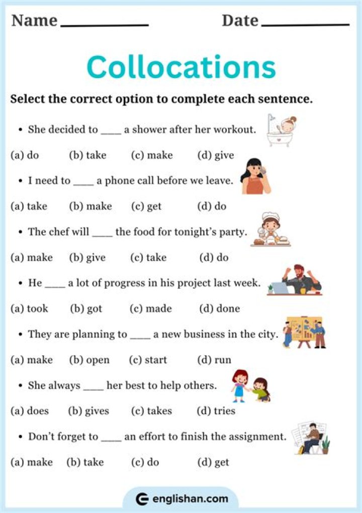 Free Collocation Test PDF: Improve Vocabulary & Language Skills