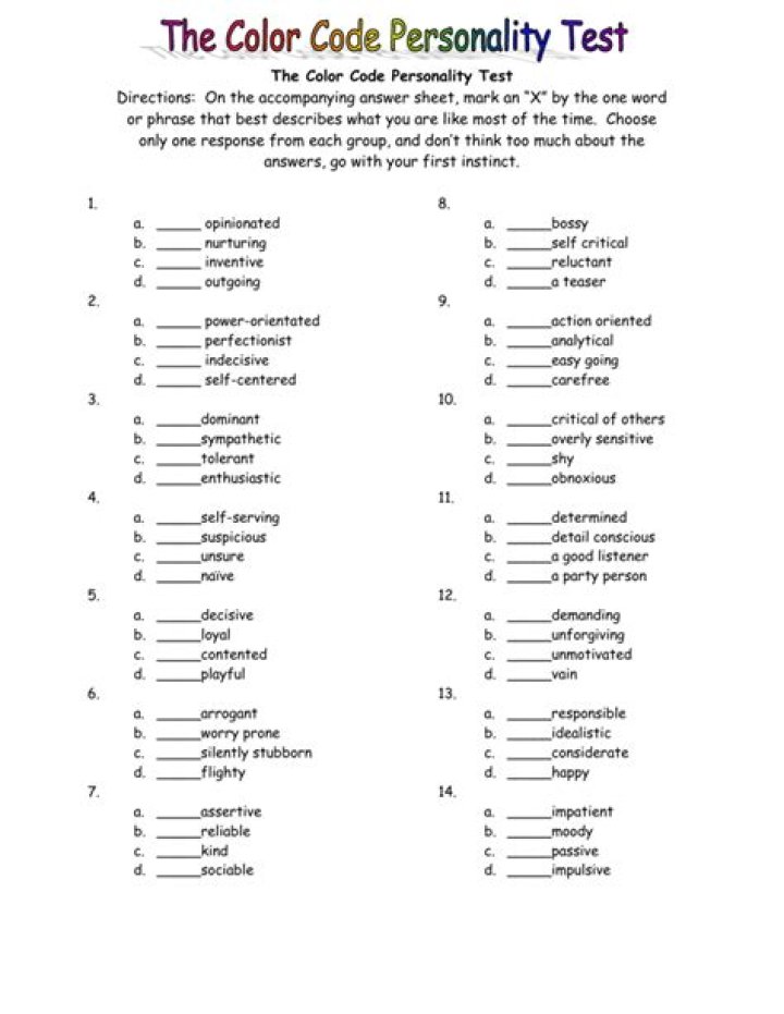 Complete Color Code Test PDF: Accurate Matching Guide
