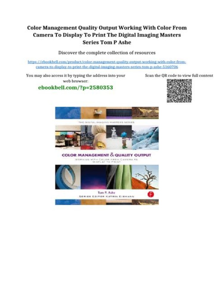 Master Color Management for High-Quality Output PDFs
