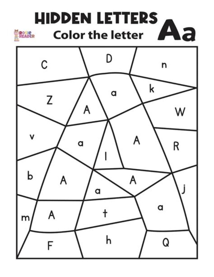 Free Coloring Alphabet Worksheets PDF for Kids