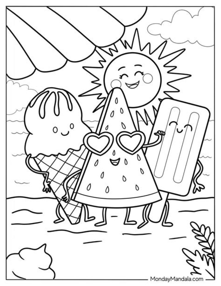 Summer Coloring Sheets PDF – Free Printable Activities for Kids