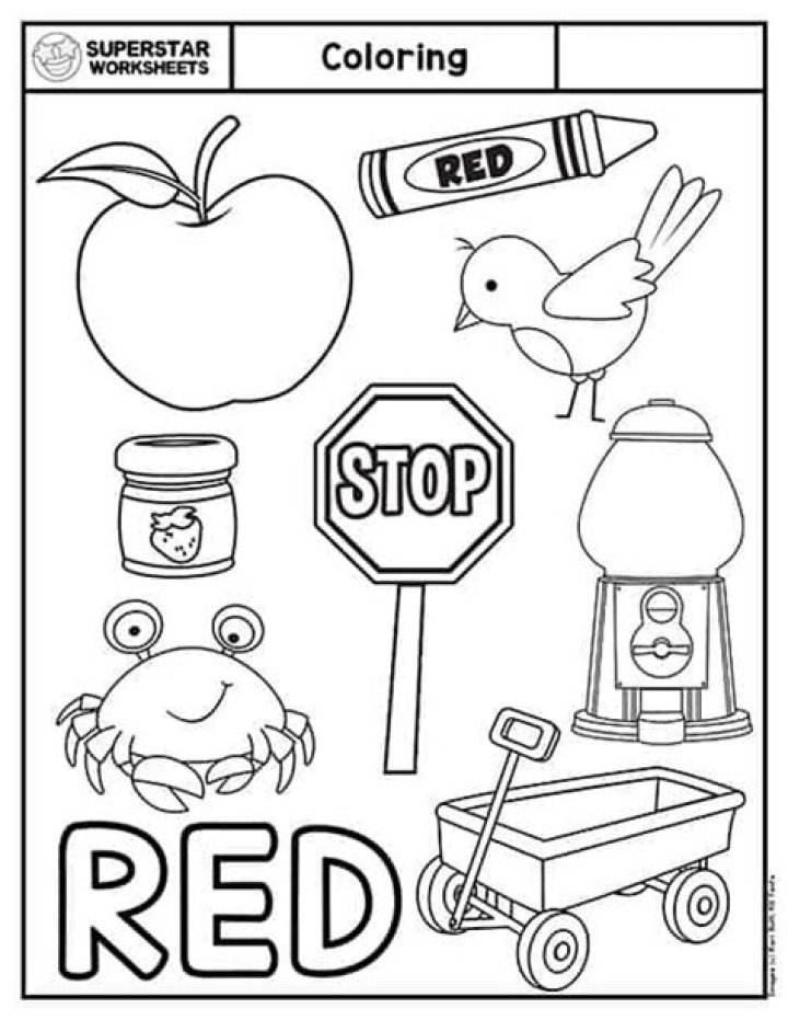 Free Coloring Worksheets for Preschool PDF – Printable Learning Activities