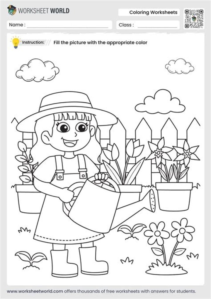 Colouring PDF Worksheets for Kids: Printable Activities