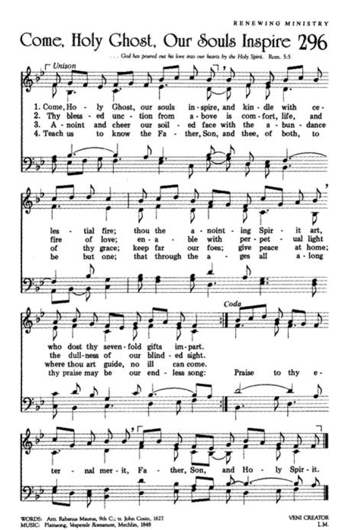 Come Holy Ghost: Inspirational Sheet Music PDF for Worship