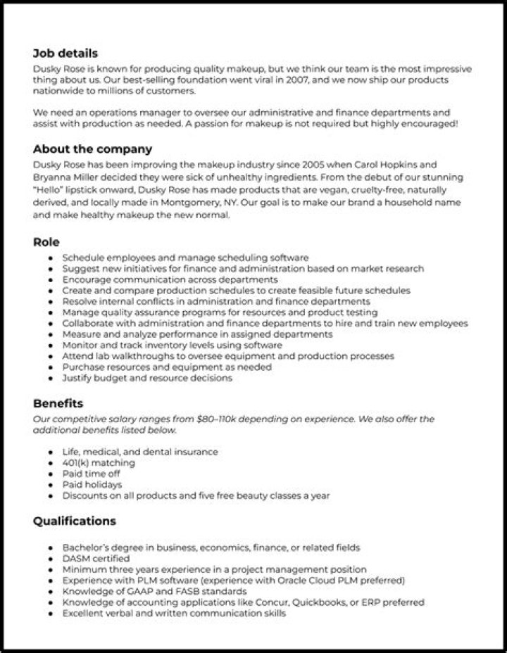 Commercial Lending Portfolio Manager Job Description PDF Guide