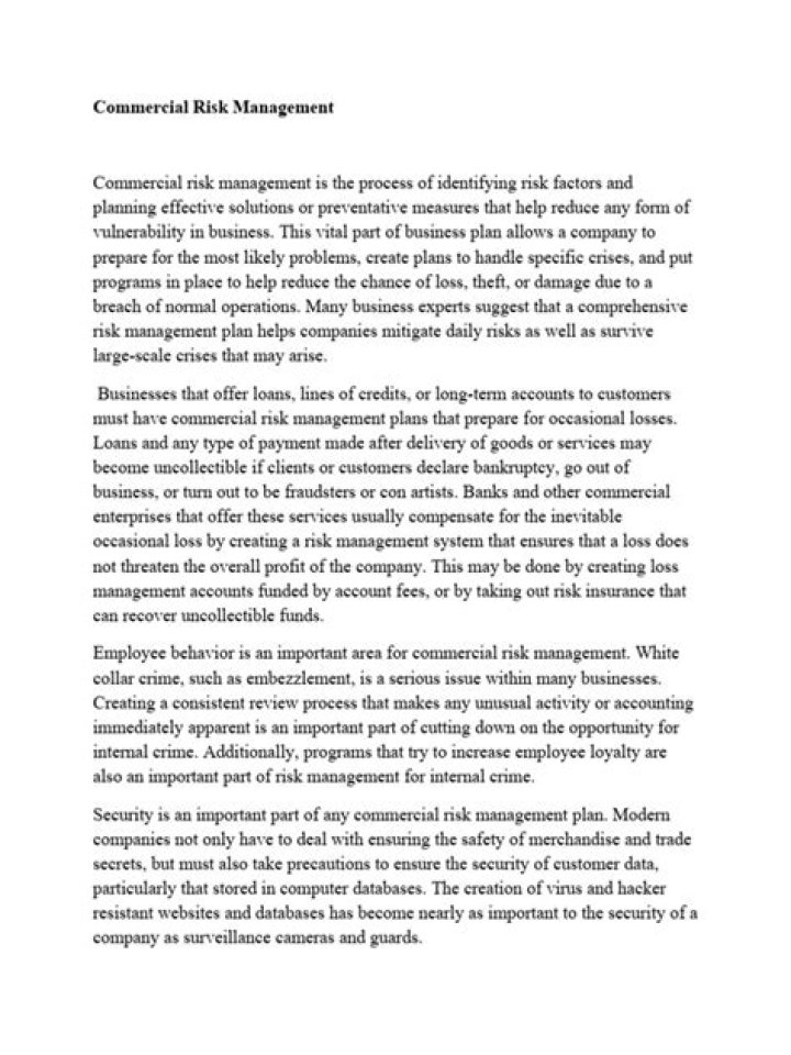 Mastering Commercial Risk Management: Essential PDF Guide